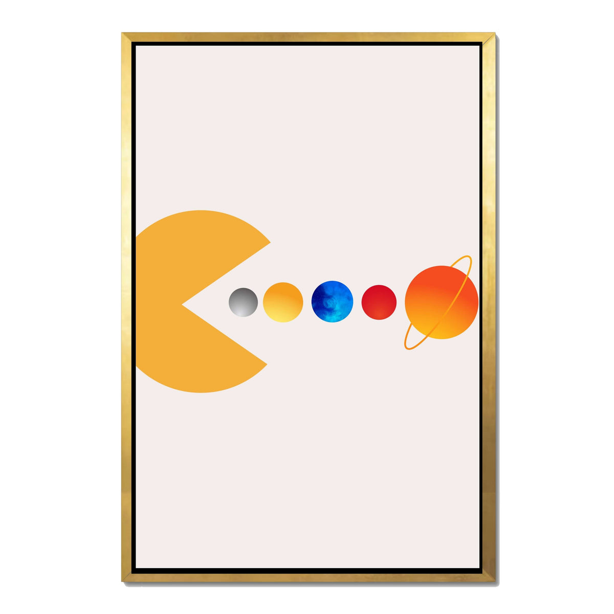 Cedar Loop Abstract Canvas Wall Art — gallery image 39