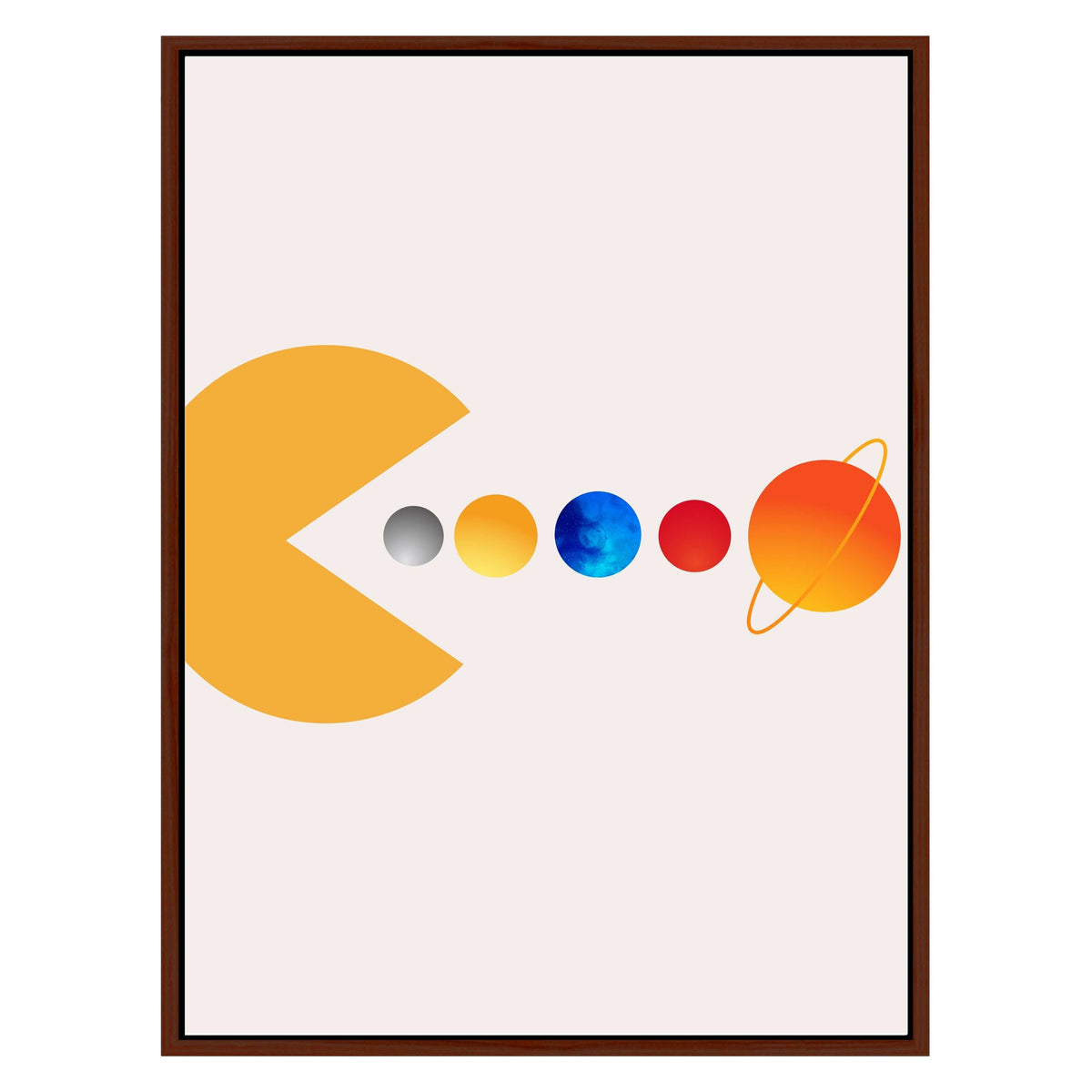 Cedar Loop Abstract Canvas Wall Art — gallery image 37