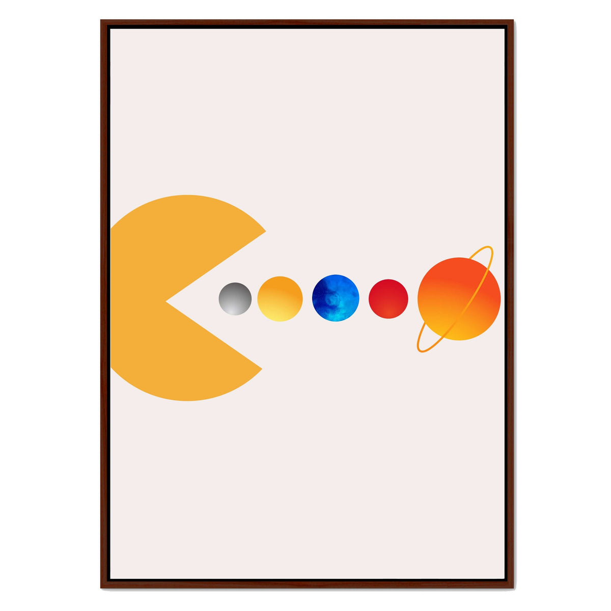 Cedar Loop Abstract Canvas Wall Art — gallery image 34
