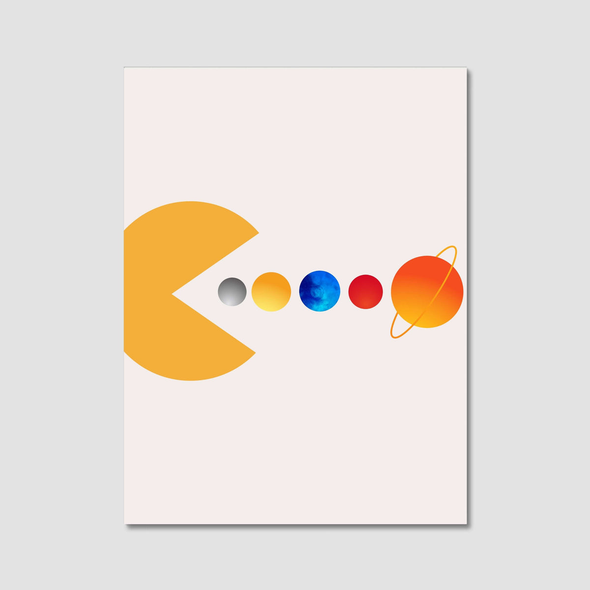 Cedar Loop Abstract Canvas Wall Art — gallery image 13