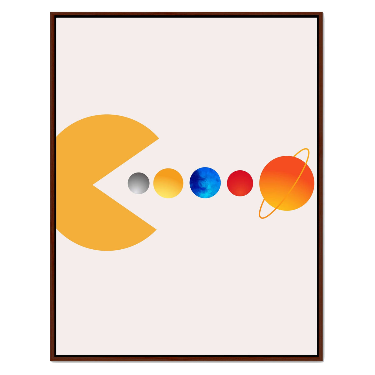 Cedar Loop Abstract Canvas Wall Art — gallery image 33