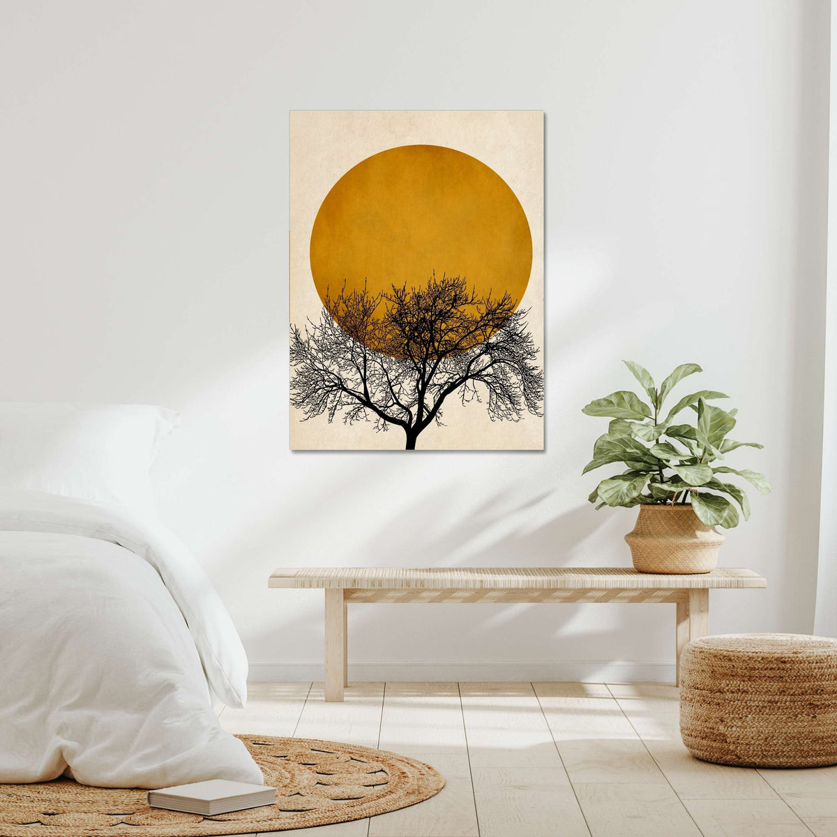 Thornfield Curve Sun Canvas Wall Art — gallery image 9