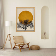 Thornfield Curve Sun Canvas Wall Art — gallery image 5