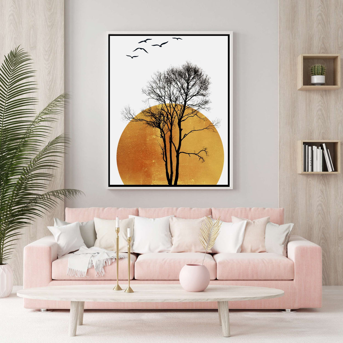 Elmwood Curve Bird Canvas Wall Art — gallery image 3