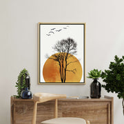 Elmwood Curve Bird Canvas Wall Art — gallery image 4