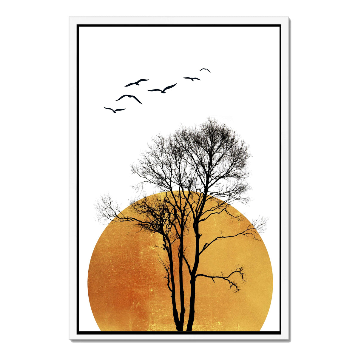 Elmwood Curve Bird Canvas Wall Art — gallery image 25