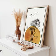 Elmwood Curve Bird Canvas Wall Art — gallery image 2