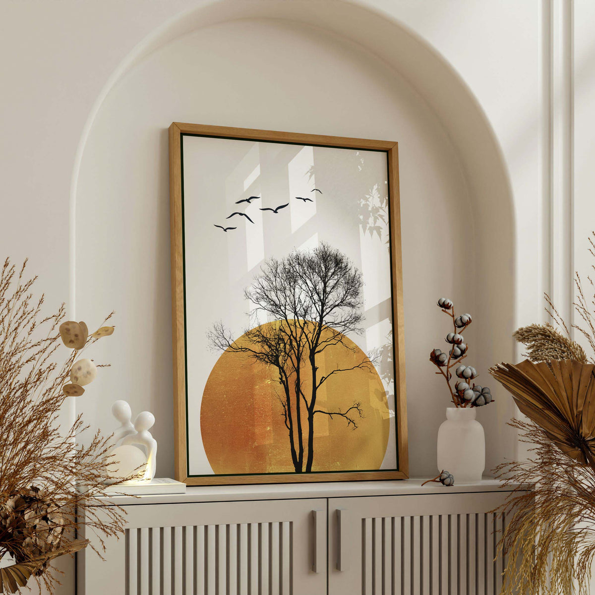 Elmwood Curve Bird Canvas Wall Art — gallery image 8