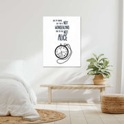 Beechwood Curve Typography Canvas Wall Art — gallery image 9