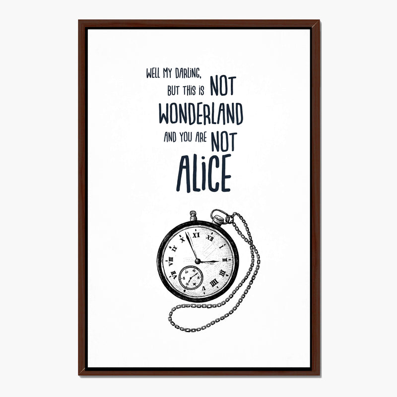 Beechwood Curve Typography Canvas Wall Art — gallery image 1