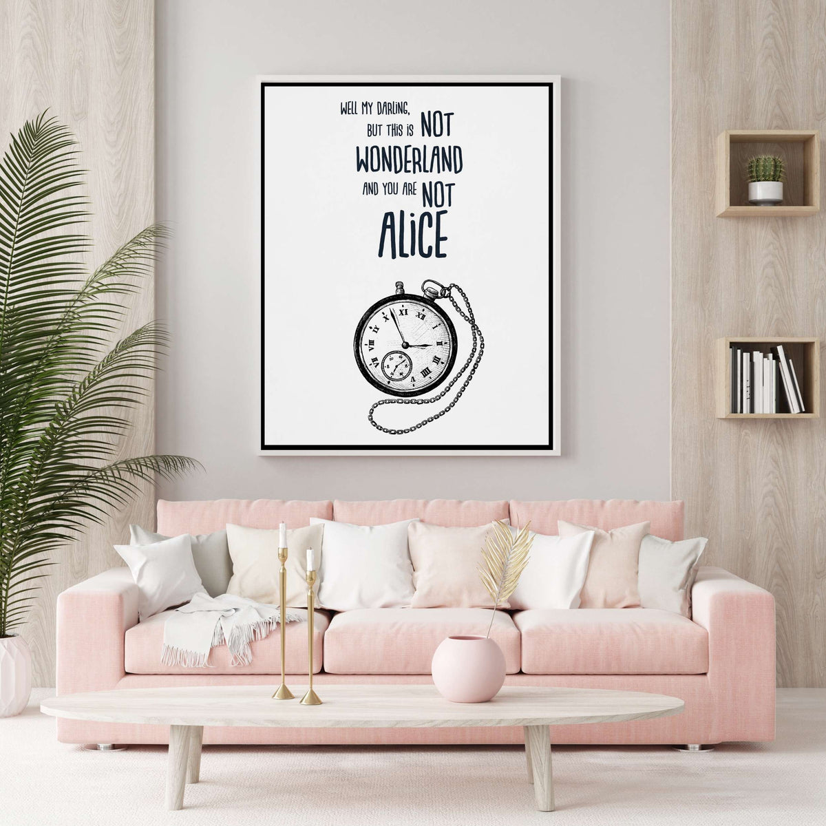 Beechwood Curve Typography Canvas Wall Art — gallery image 4