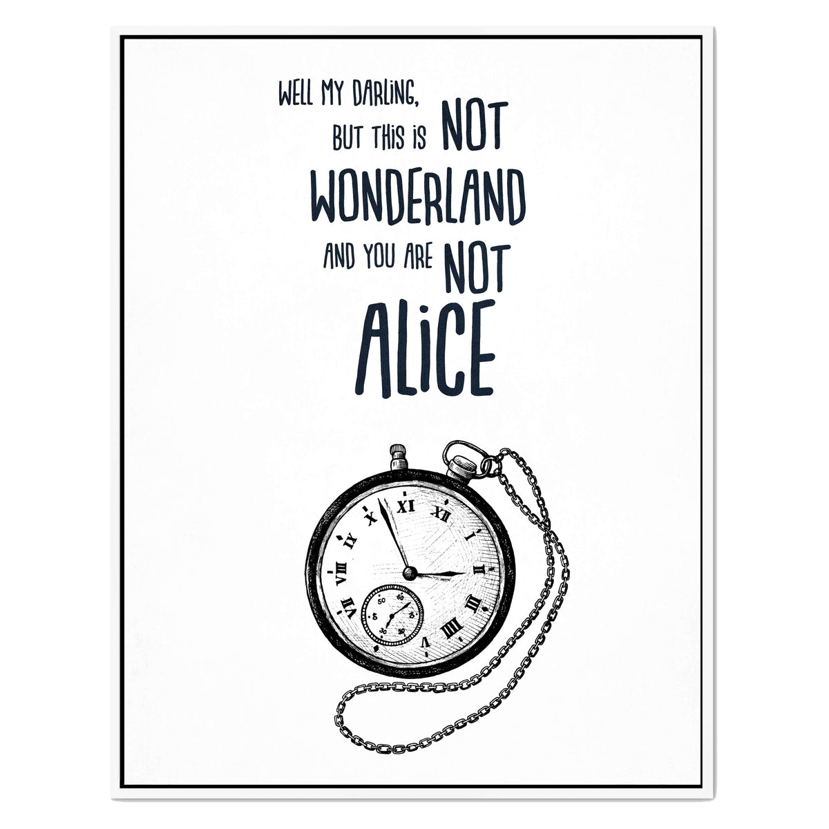 Beechwood Curve Typography Canvas Wall Art — gallery image 46