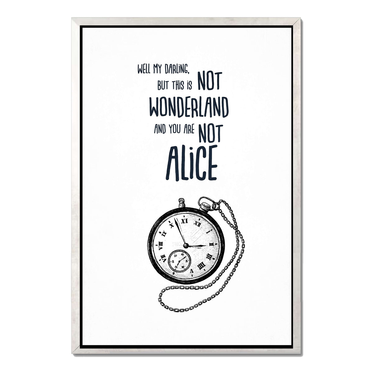 Beechwood Curve Typography Canvas Wall Art — gallery image 43