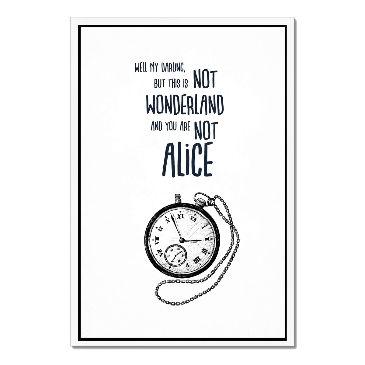 Beechwood Curve Typography Canvas Wall Art — gallery image 49