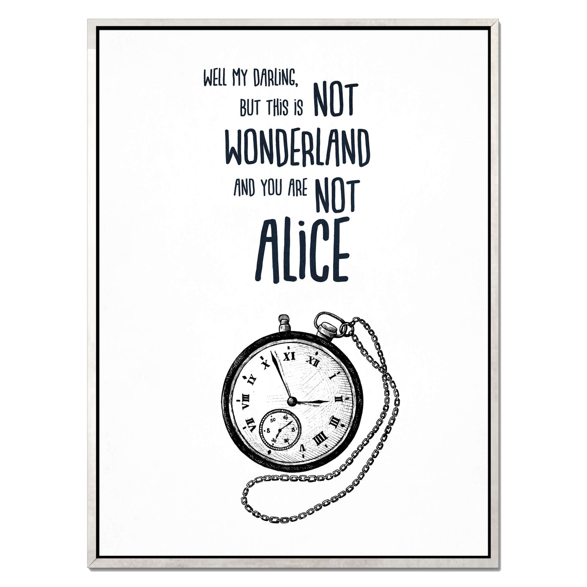 Beechwood Curve Typography Canvas Wall Art — gallery image 44