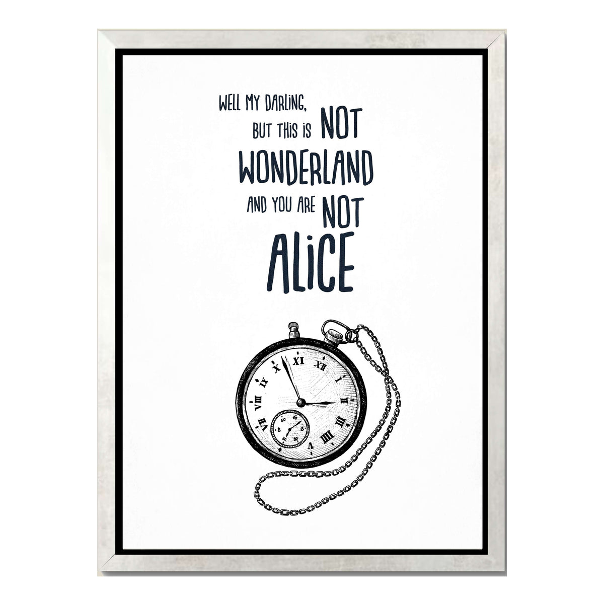 Beechwood Curve Typography Canvas Wall Art — gallery image 42