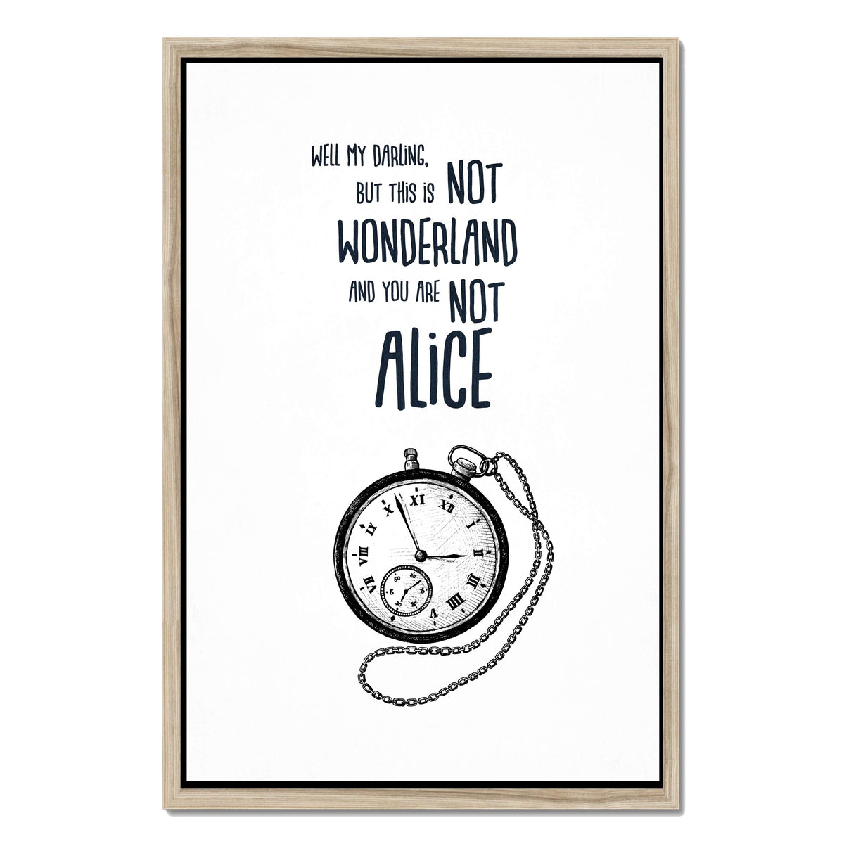 Beechwood Curve Typography Canvas Wall Art — gallery image 53