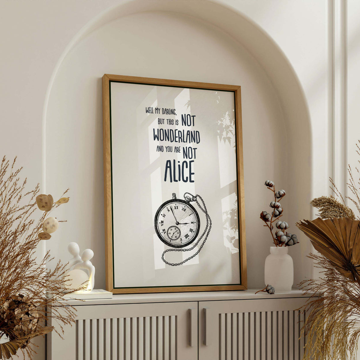 Beechwood Curve Typography Canvas Wall Art — gallery image 7