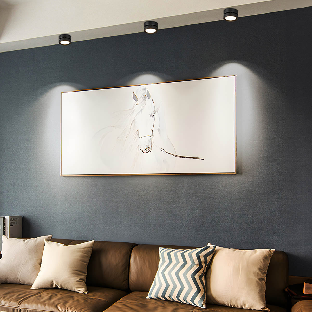 Kestrel Loop Aluminum Ceiling Light — gallery image 3