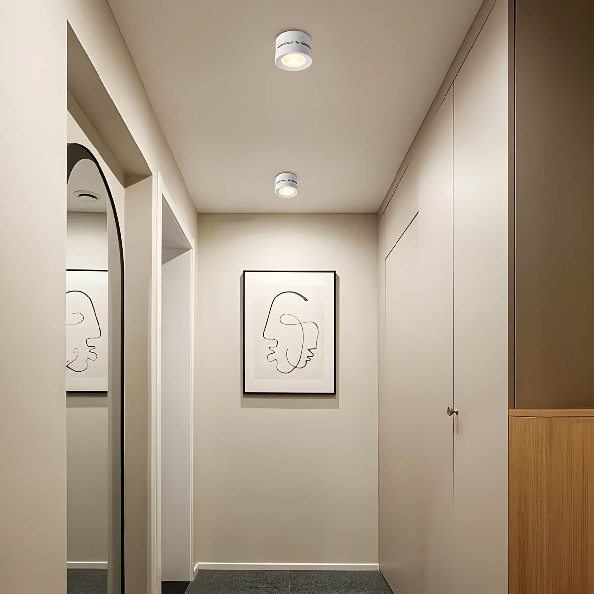 Kestrel Loop Aluminum Ceiling Light — gallery image 7