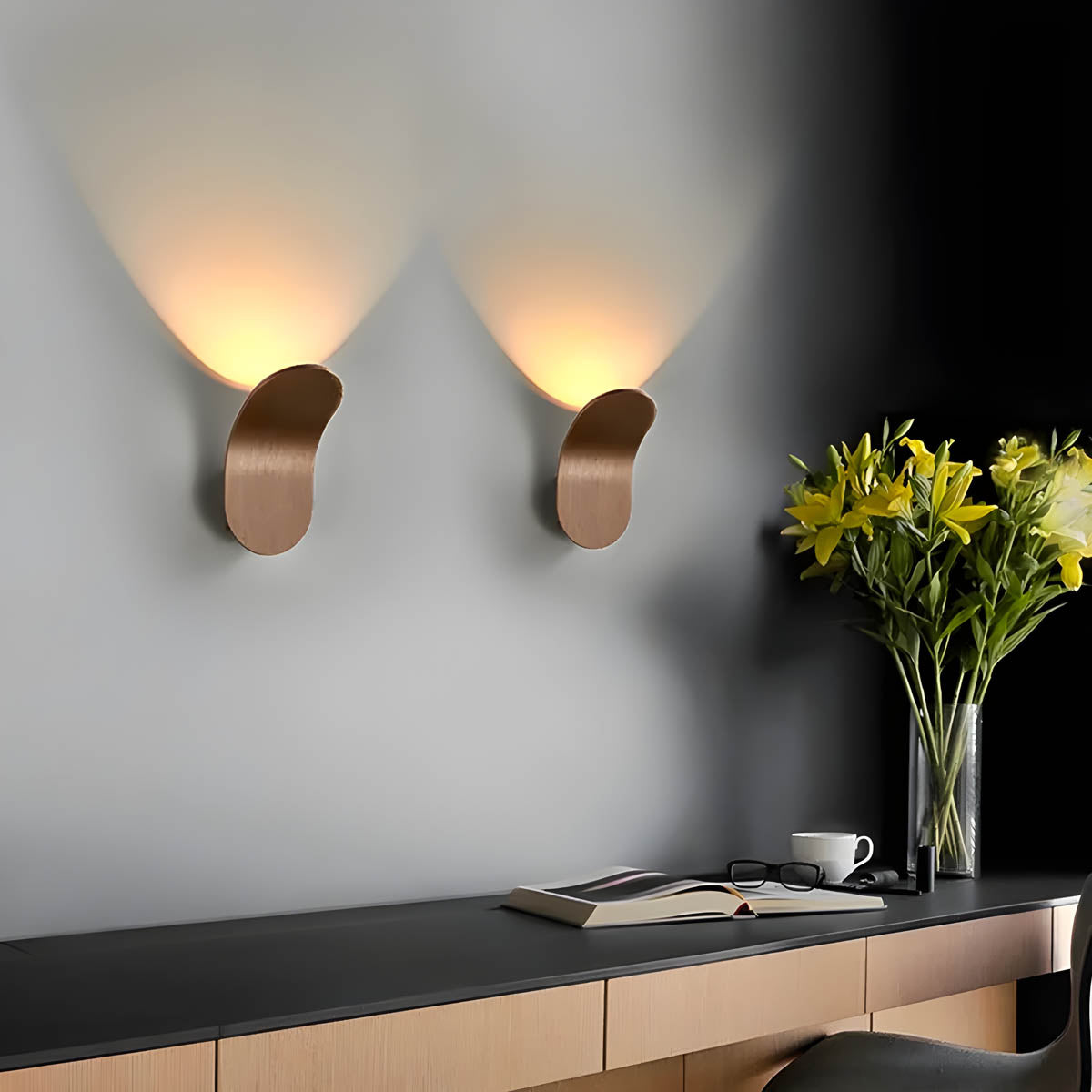 Hollis Loop Aluminum Wall Sconce — gallery image 3