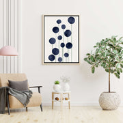 Bayberry Curve Poppy Canvas Wall Art — gallery image 2