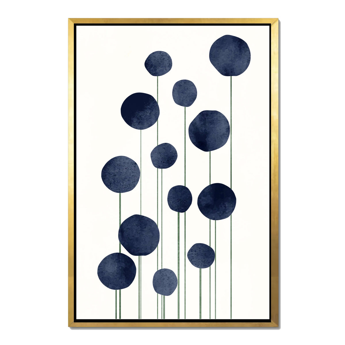 Bayberry Curve Poppy Canvas Wall Art — gallery image 34