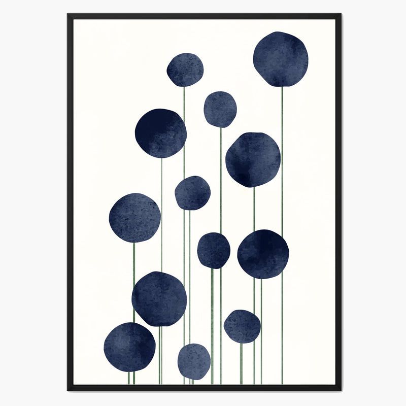 
Bayberry Curve Poppy Canvas Wall Art — photo 1
