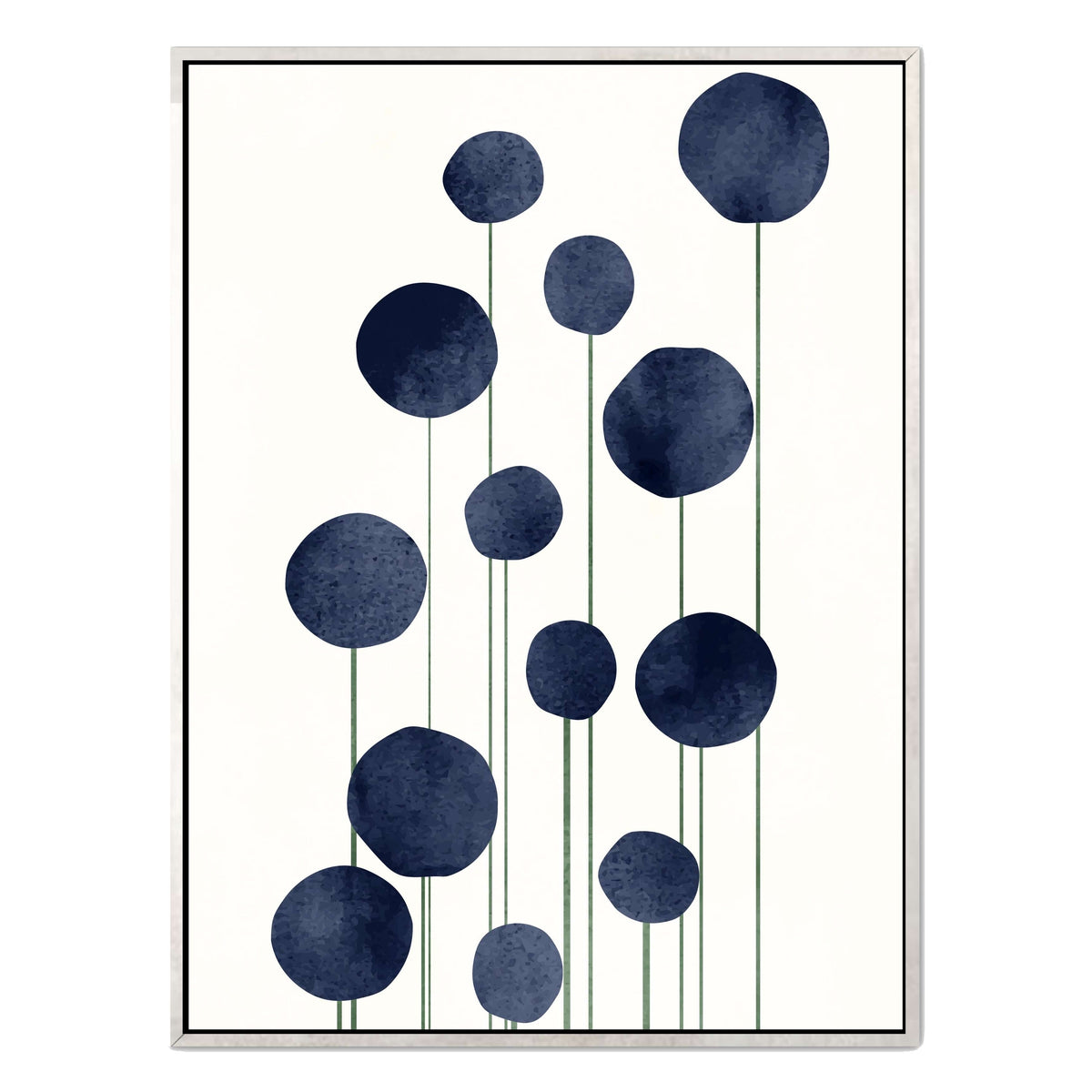 Bayberry Curve Poppy Canvas Wall Art — gallery image 40