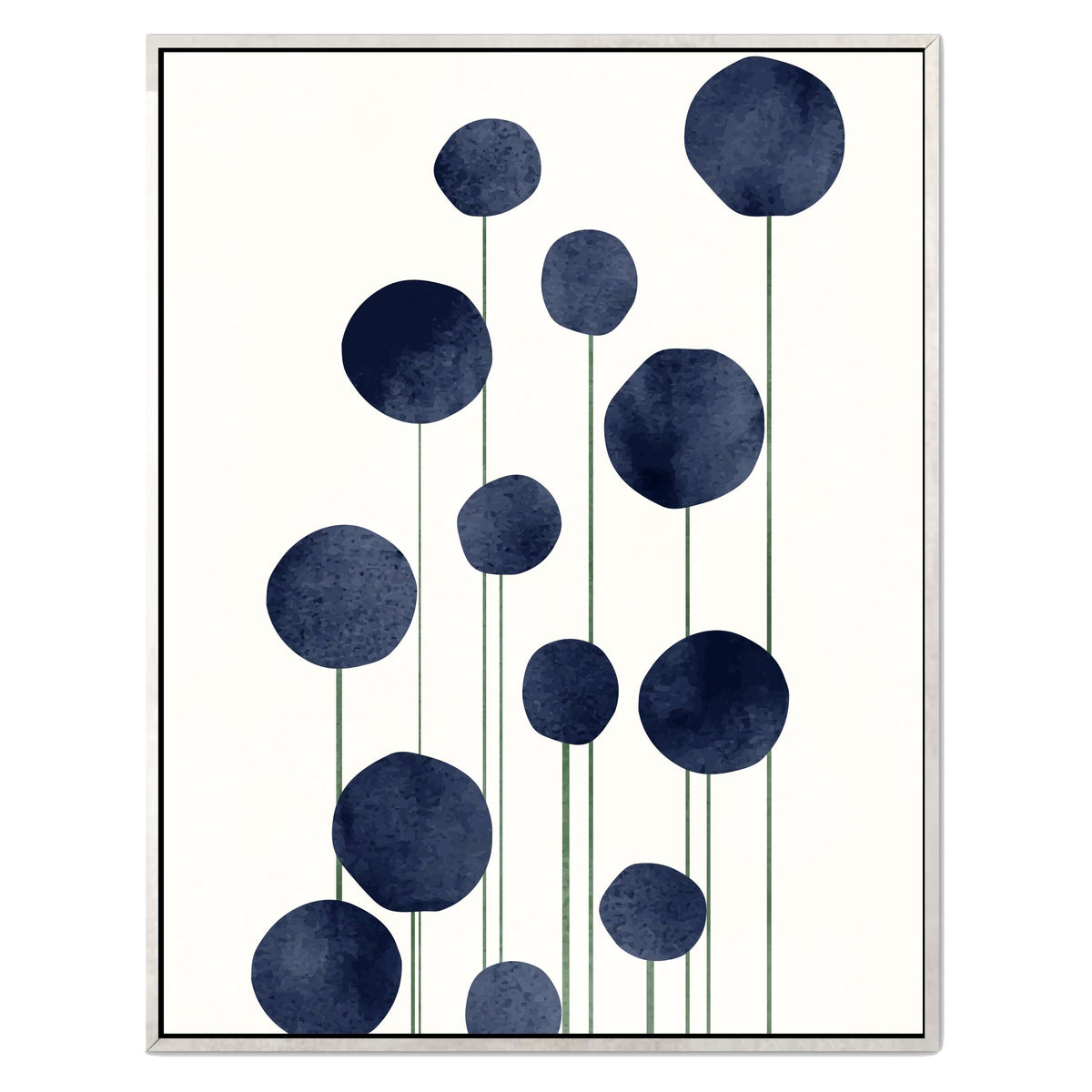 Bayberry Curve Poppy Canvas Wall Art — gallery image 24