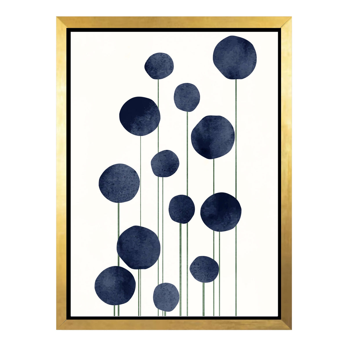 Bayberry Curve Poppy Canvas Wall Art — gallery image 30