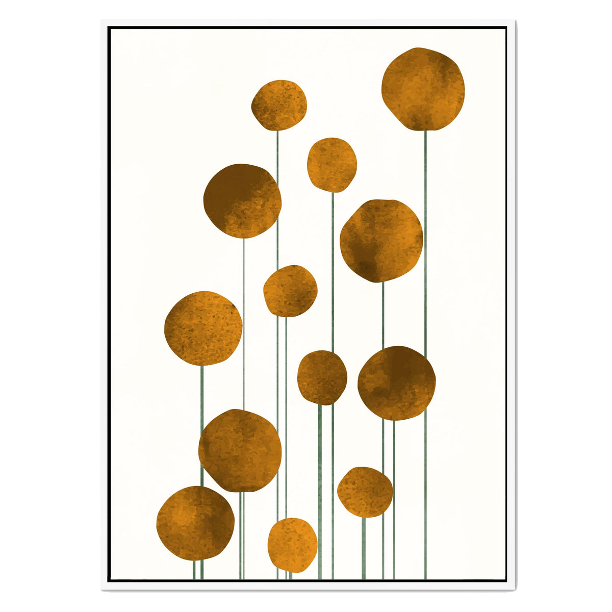 Rowan Loop Floral Canvas Wall Art — gallery image 26