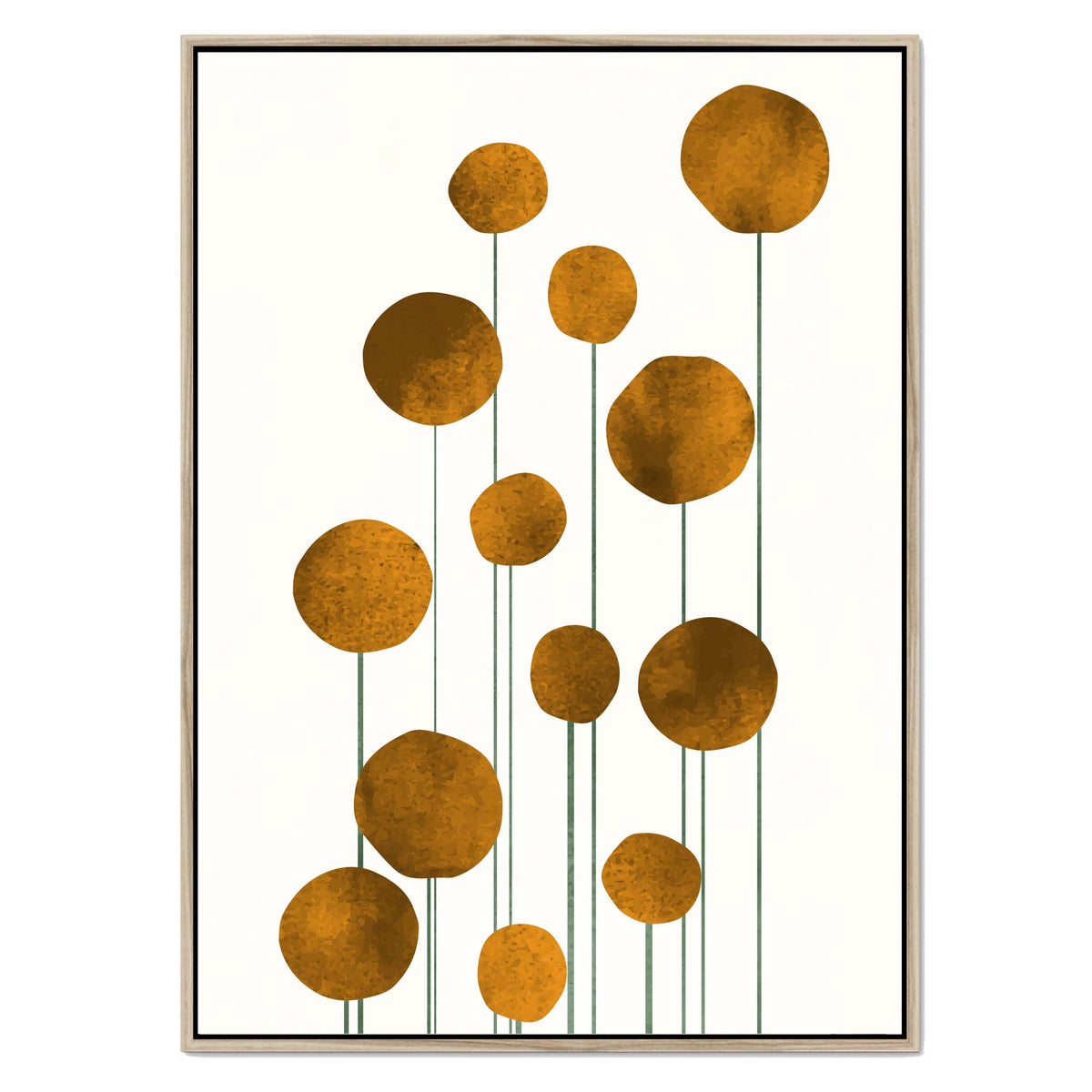Rowan Loop Floral Canvas Wall Art — gallery image 25