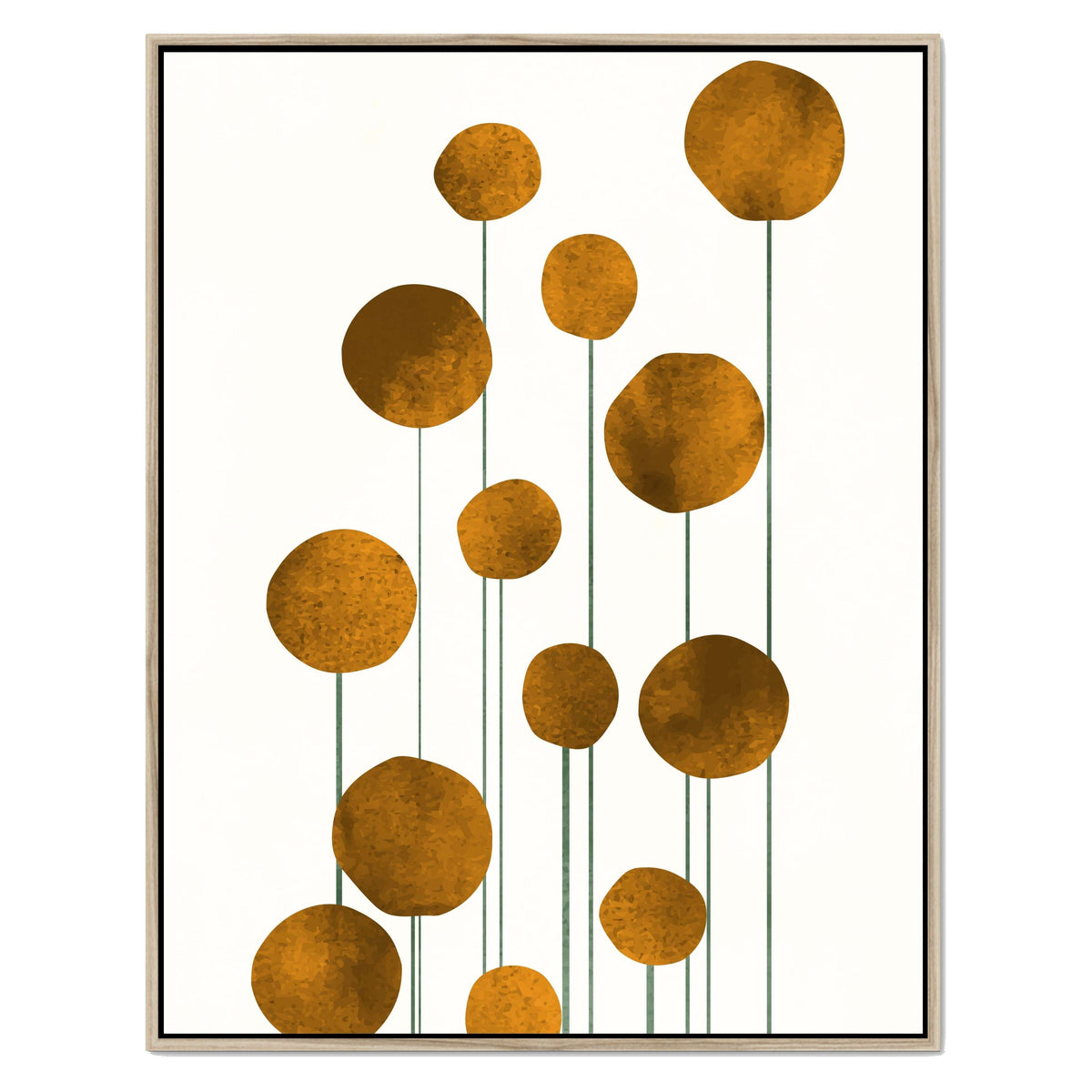 Rowan Loop Floral Canvas Wall Art — gallery image 24