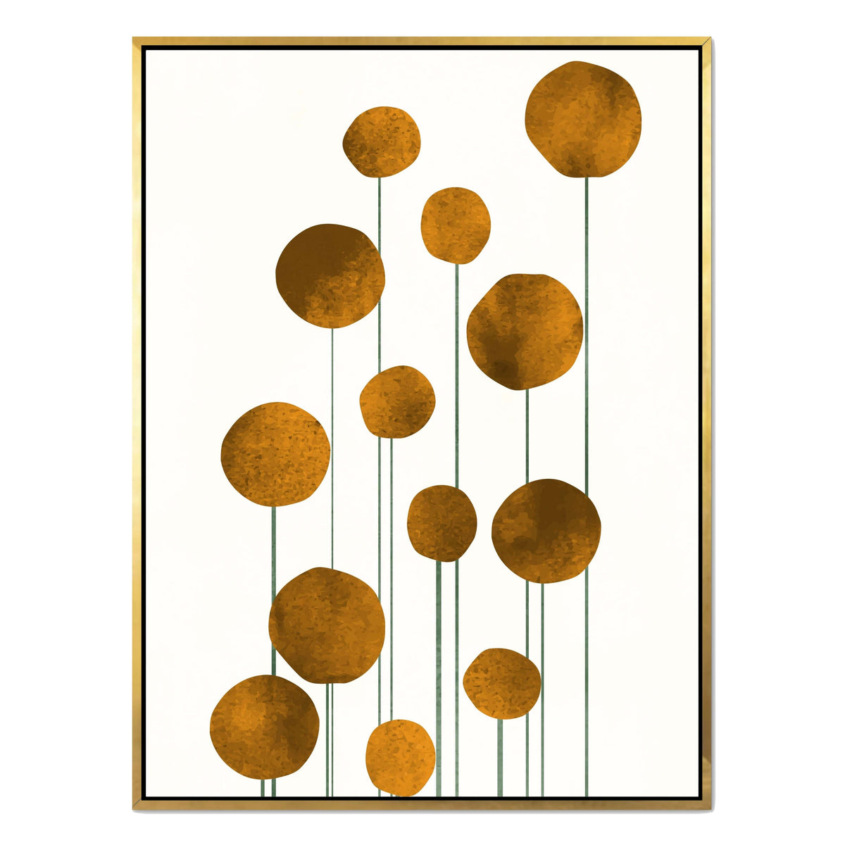 Rowan Loop Floral Canvas Wall Art — gallery image 23