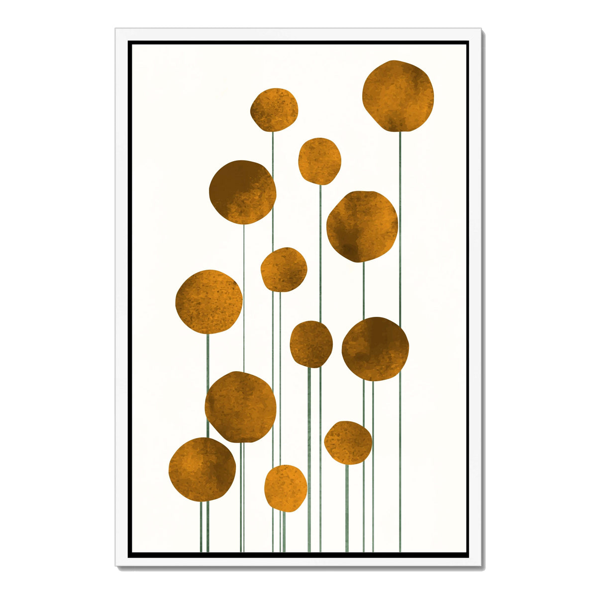 Rowan Loop Floral Canvas Wall Art — gallery image 51