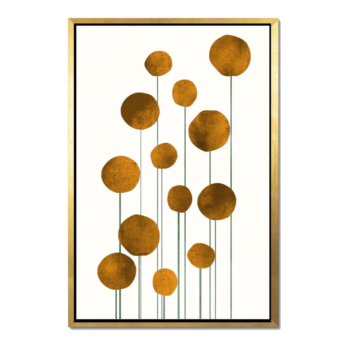 Rowan Loop Floral Canvas Wall Art — gallery image 38