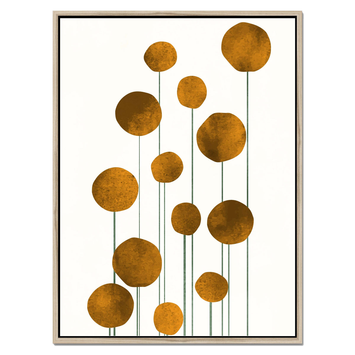 Rowan Loop Floral Canvas Wall Art — gallery image 41