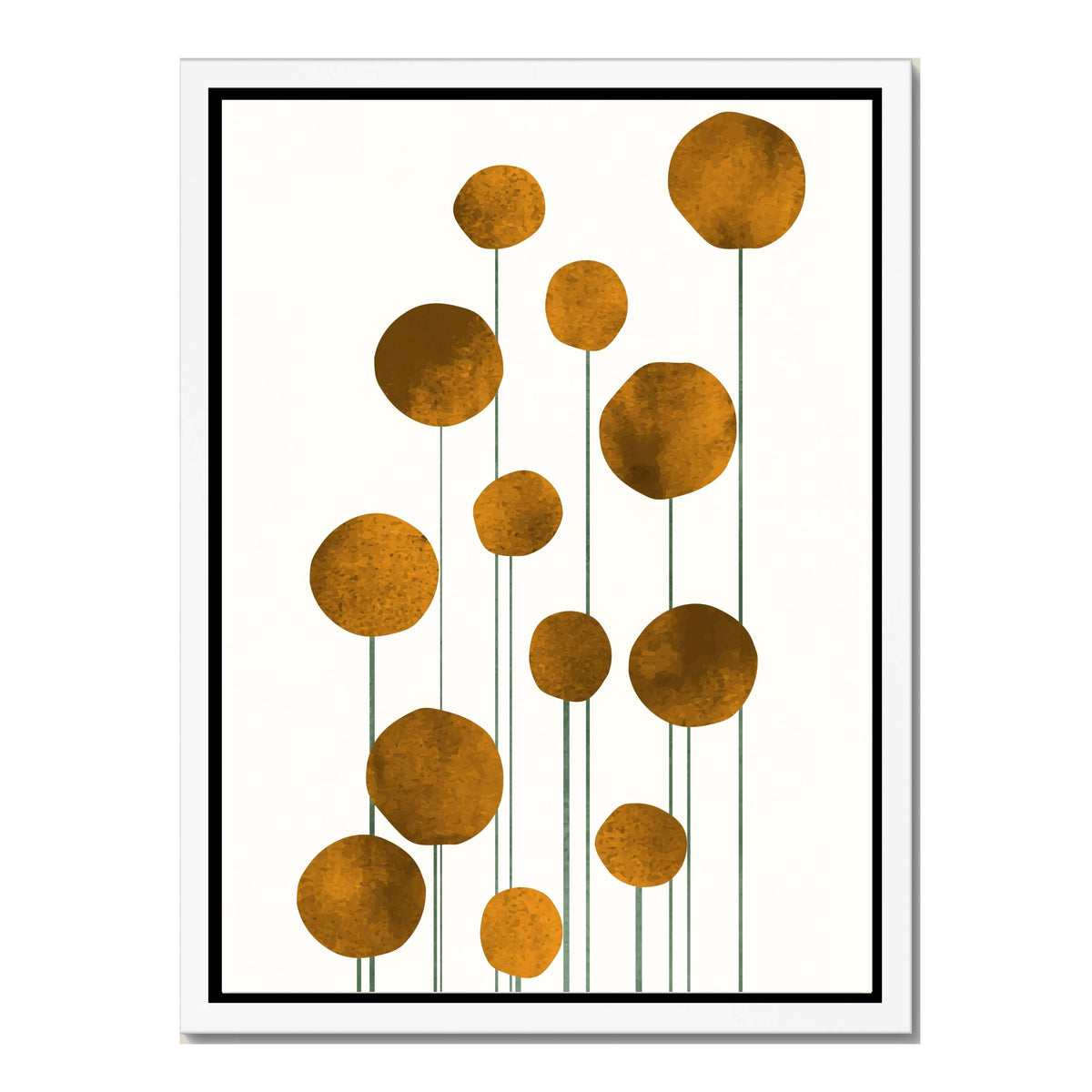 Rowan Loop Floral Canvas Wall Art — gallery image 50