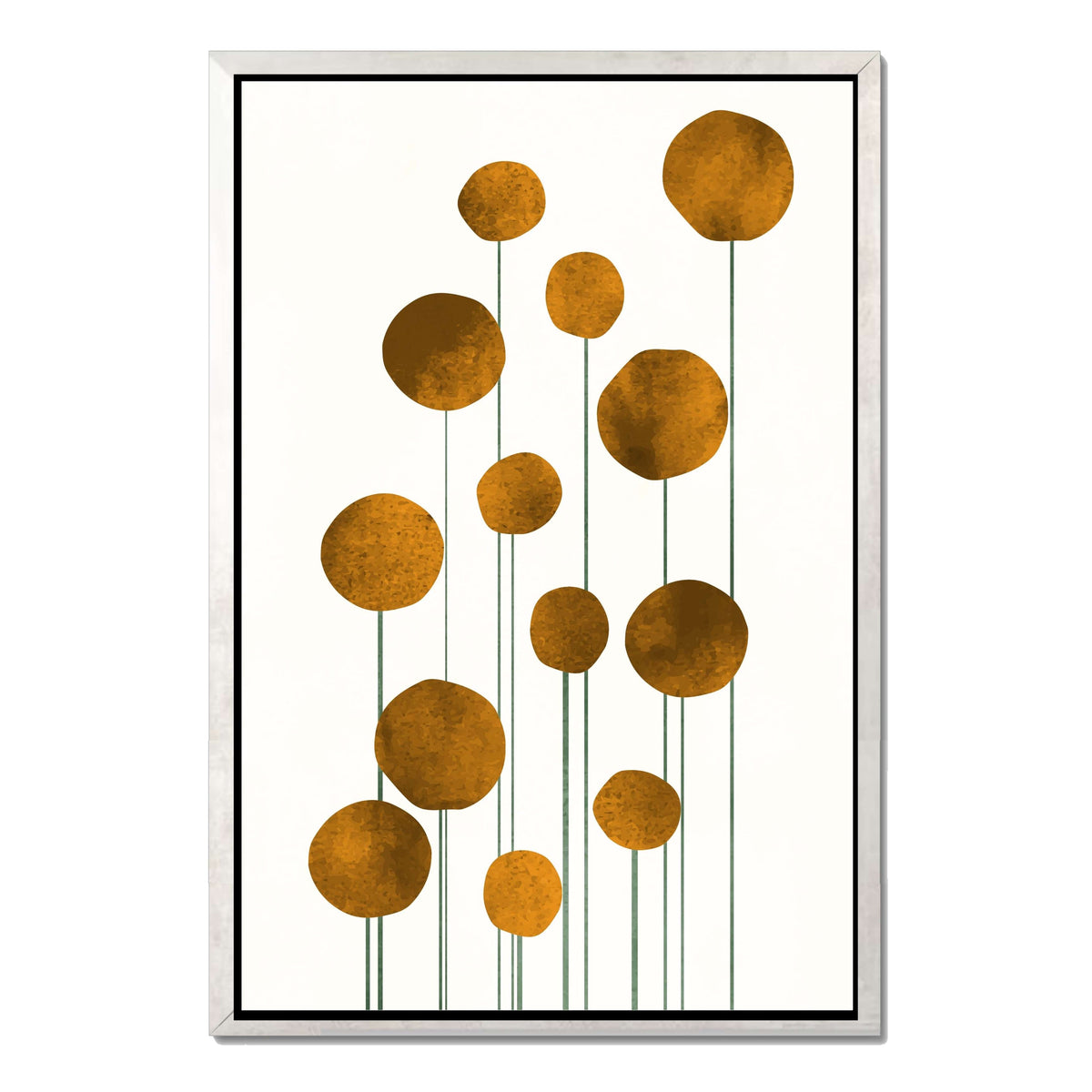Rowan Loop Floral Canvas Wall Art — gallery image 46