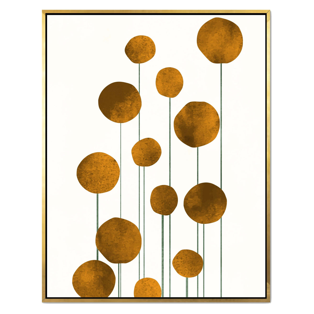 Rowan Loop Floral Canvas Wall Art — gallery image 36