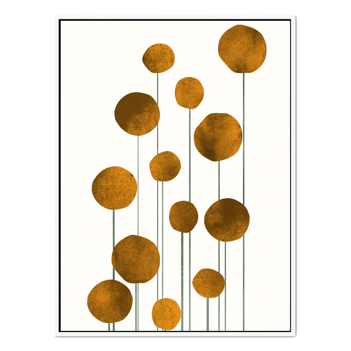 Rowan Loop Floral Canvas Wall Art — gallery image 53