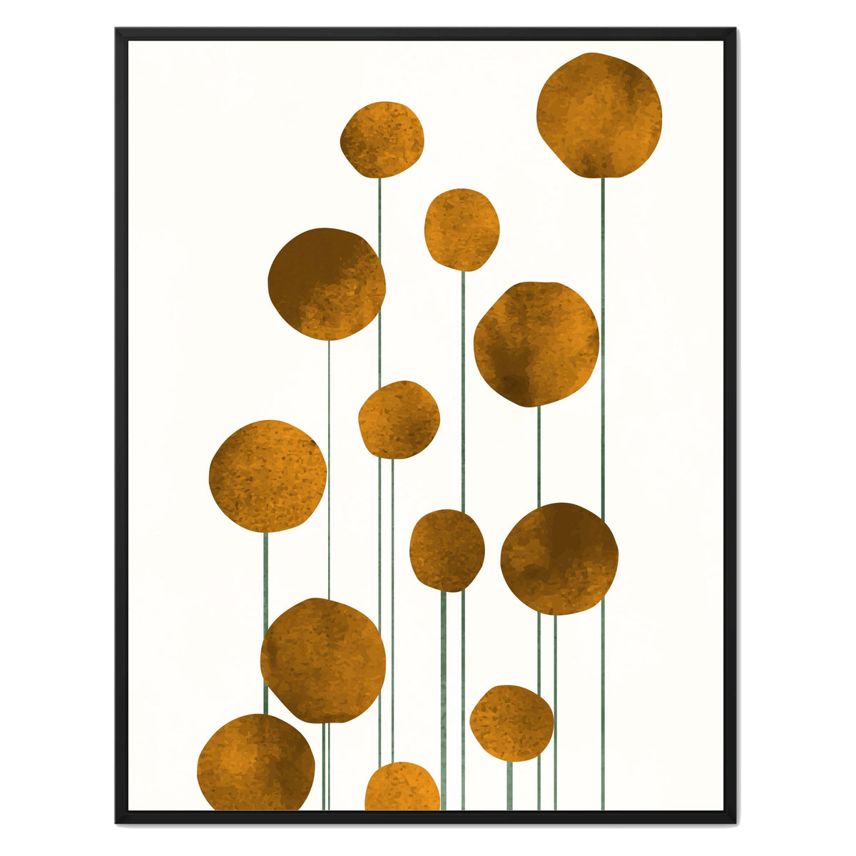 Rowan Loop Floral Canvas Wall Art — gallery image 27