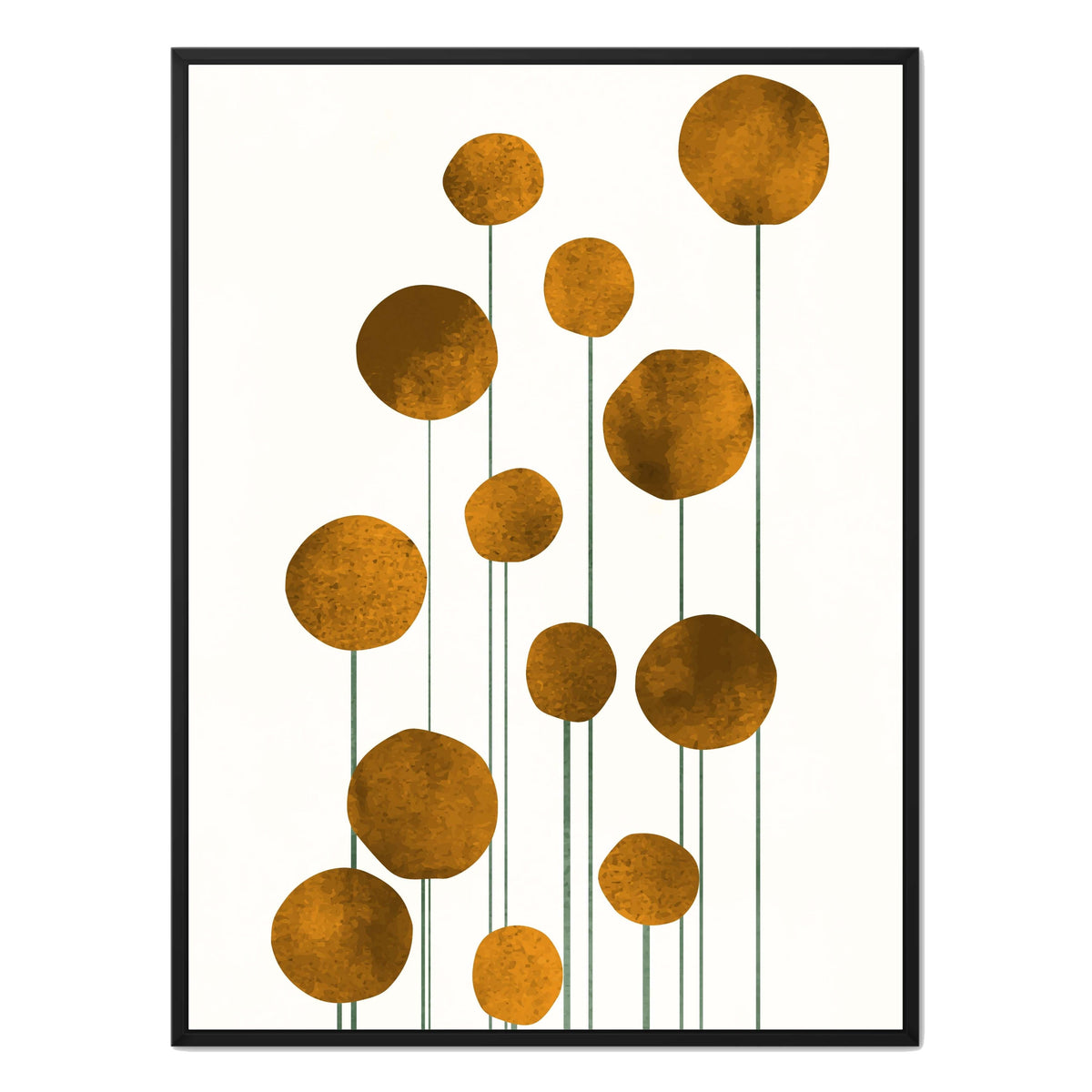 Rowan Loop Floral Canvas Wall Art — gallery image 30