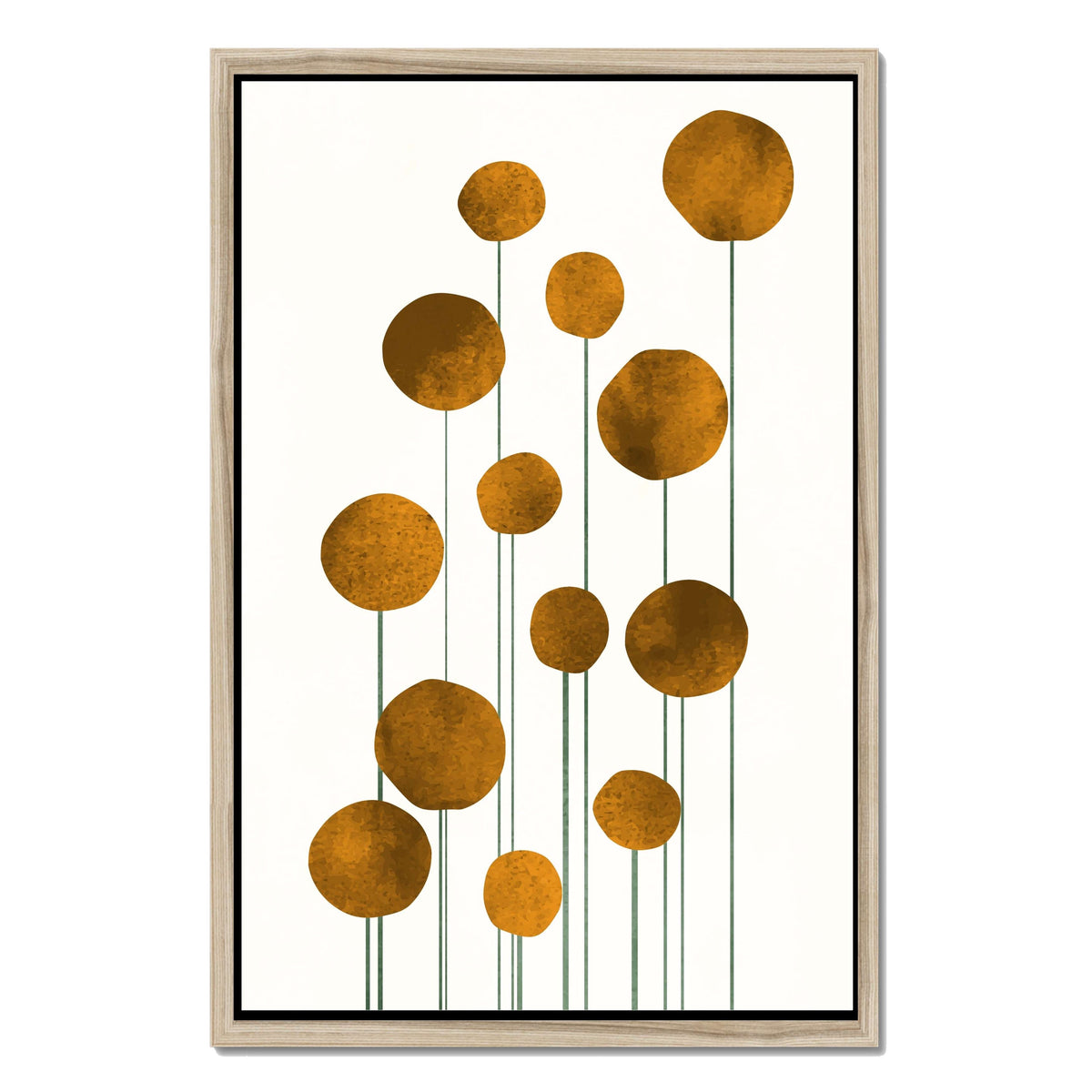 Rowan Loop Floral Canvas Wall Art — gallery image 40