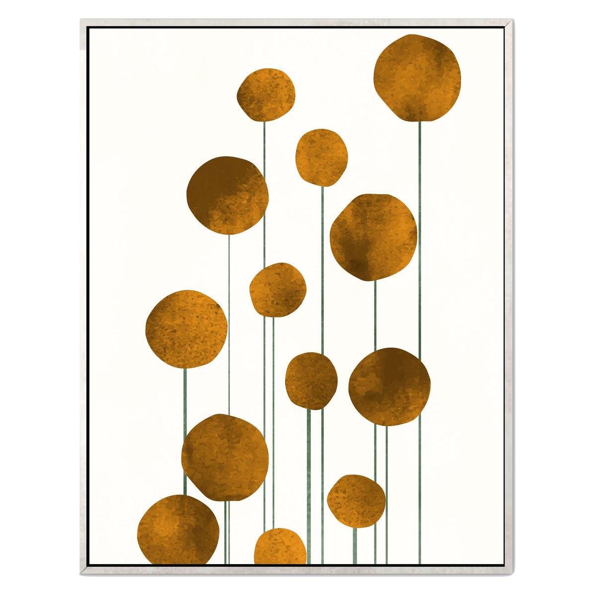 Rowan Loop Floral Canvas Wall Art — gallery image 43