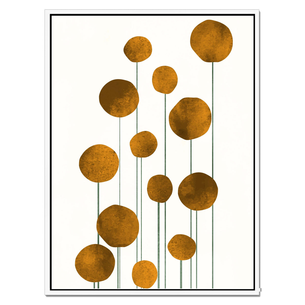 Rowan Loop Floral Canvas Wall Art — gallery image 52