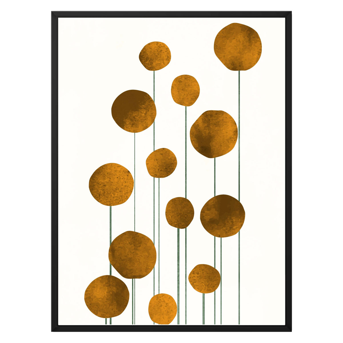 Rowan Loop Floral Canvas Wall Art — gallery image 29