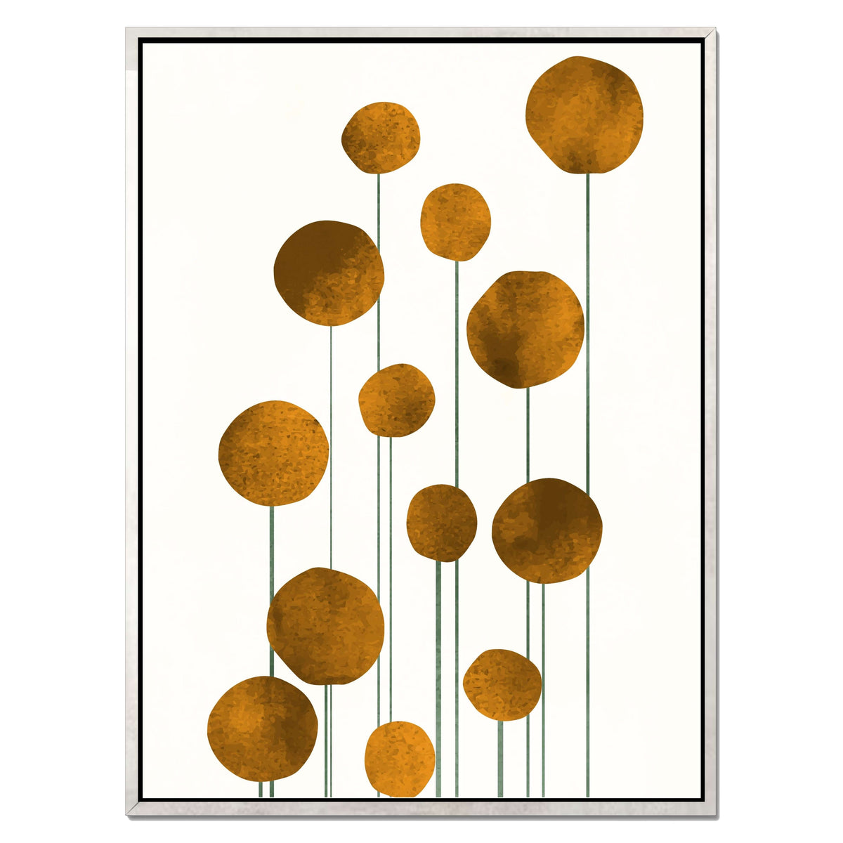 Rowan Loop Floral Canvas Wall Art — gallery image 47