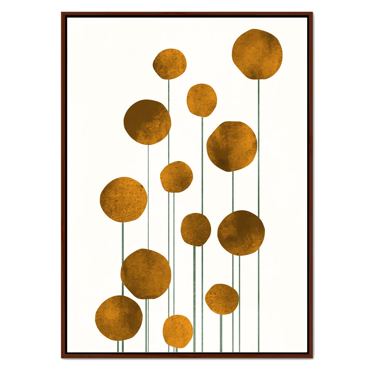 Rowan Loop Floral Canvas Wall Art — gallery image 32